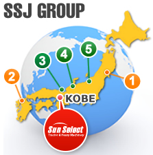 SSJ GROUP 日本地図